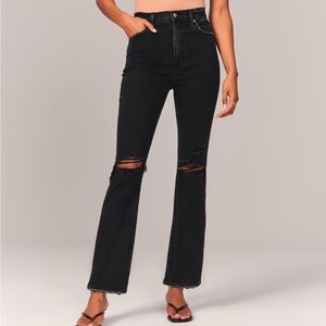 Abercrombie Ankle Straight Ultra High Rise Jeans